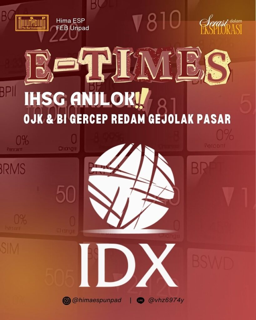 E-TIMES Maret: IHSG Anjlok! OJK dan BI Gercep Redam Gejolak Pasar snapinsta.to 487323532 18493699828024711 2507024359400681407 n