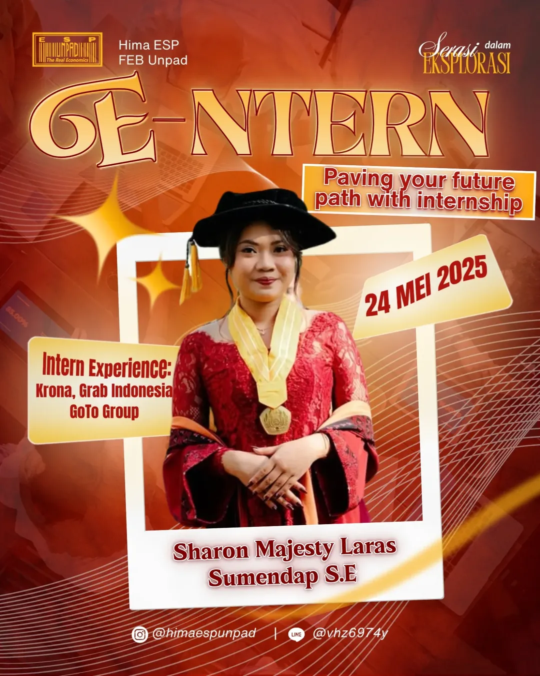 [e ntern online]paving your future path with internshiphalo mahasiswa ilmu ekonomi!e ntern meru