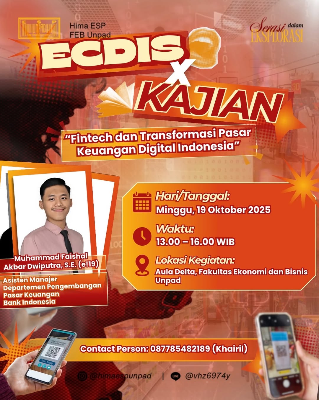 [ecdis x kajian 2025]halo, masyarakat ilmu ekonomi unpad! 👋perkembangan teknologi digital telah