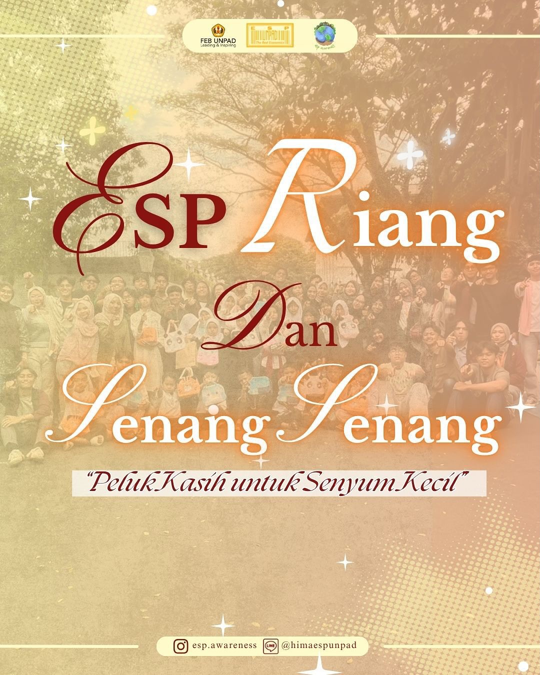 [esp riang dan senang senang]terkadang, kebahagiaan datang dari hal hal sederhana, seperti peluk