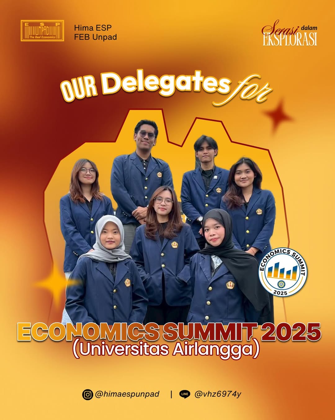 [hima esp feb unpad goes toeconomics summit 2025]we proudly announce our delegates 1. nicolas k