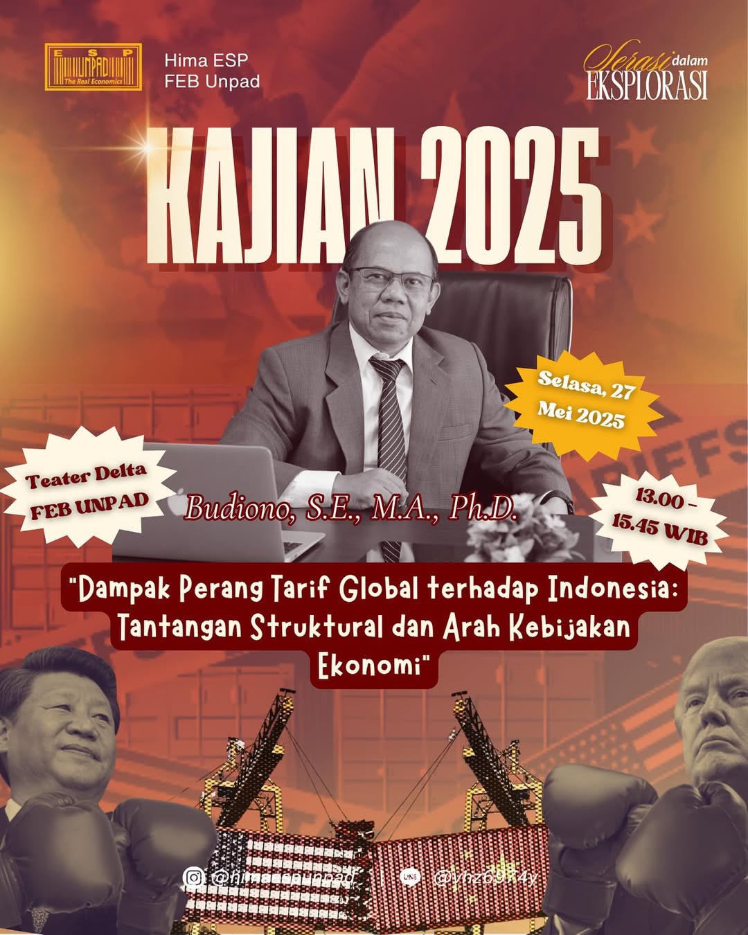 [kajian 2025]halo, masyarakat ilmu ekonomi unpad! kajian adalah sebuah forum edukatif yang bertu