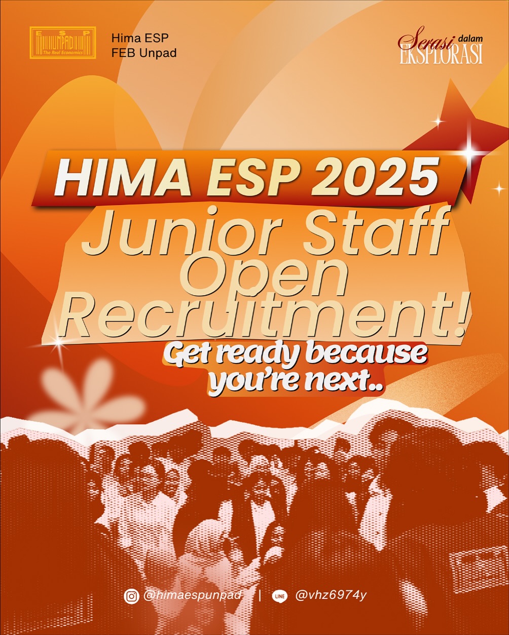 [open recruitment junior staff hima esp feb unpad 2025]“jump at opportunities to take on respons
